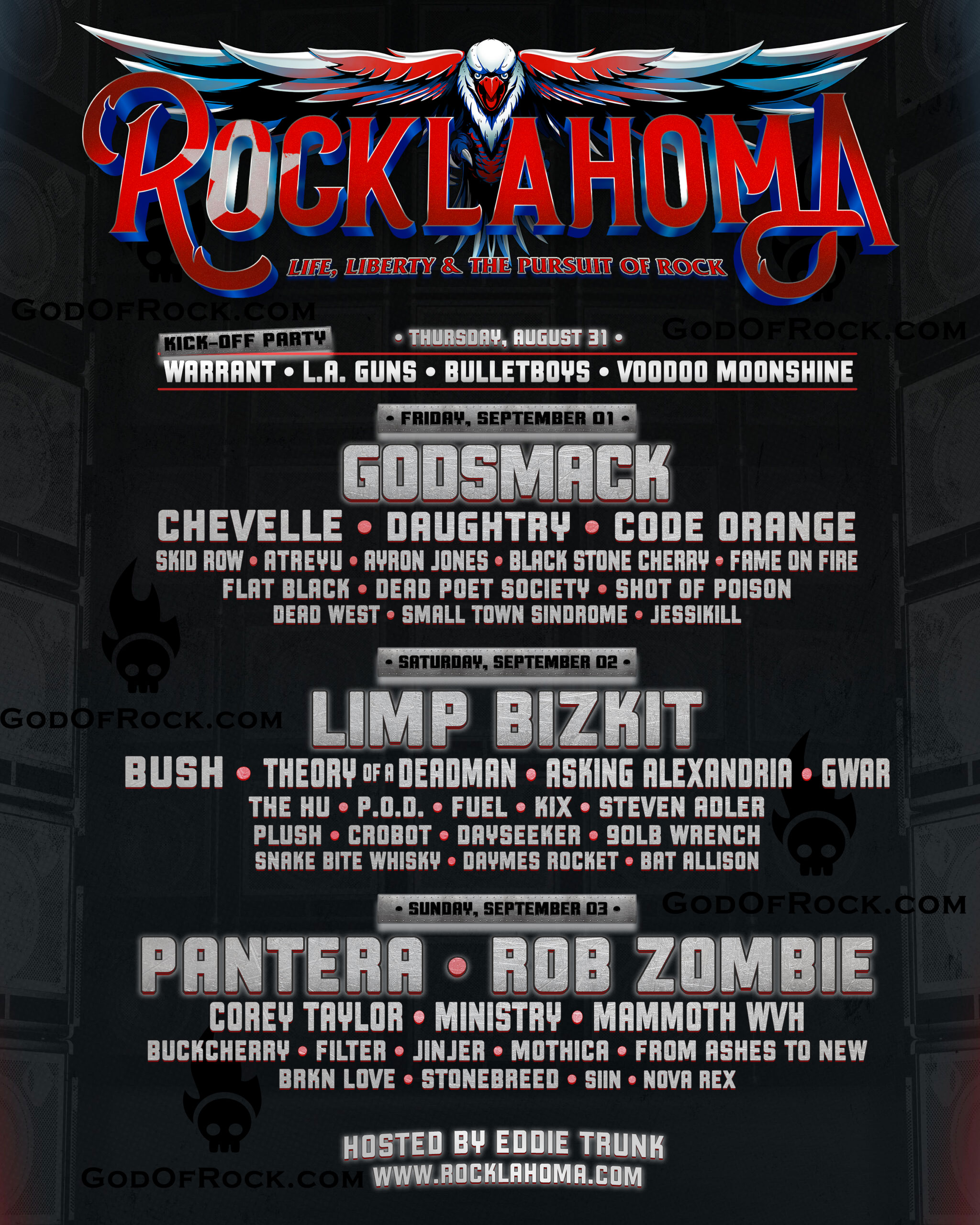 Rocklahoma 2023 Lineup - Updated 8-7-23